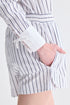 SHORTS LISTRA FINA MARINHO